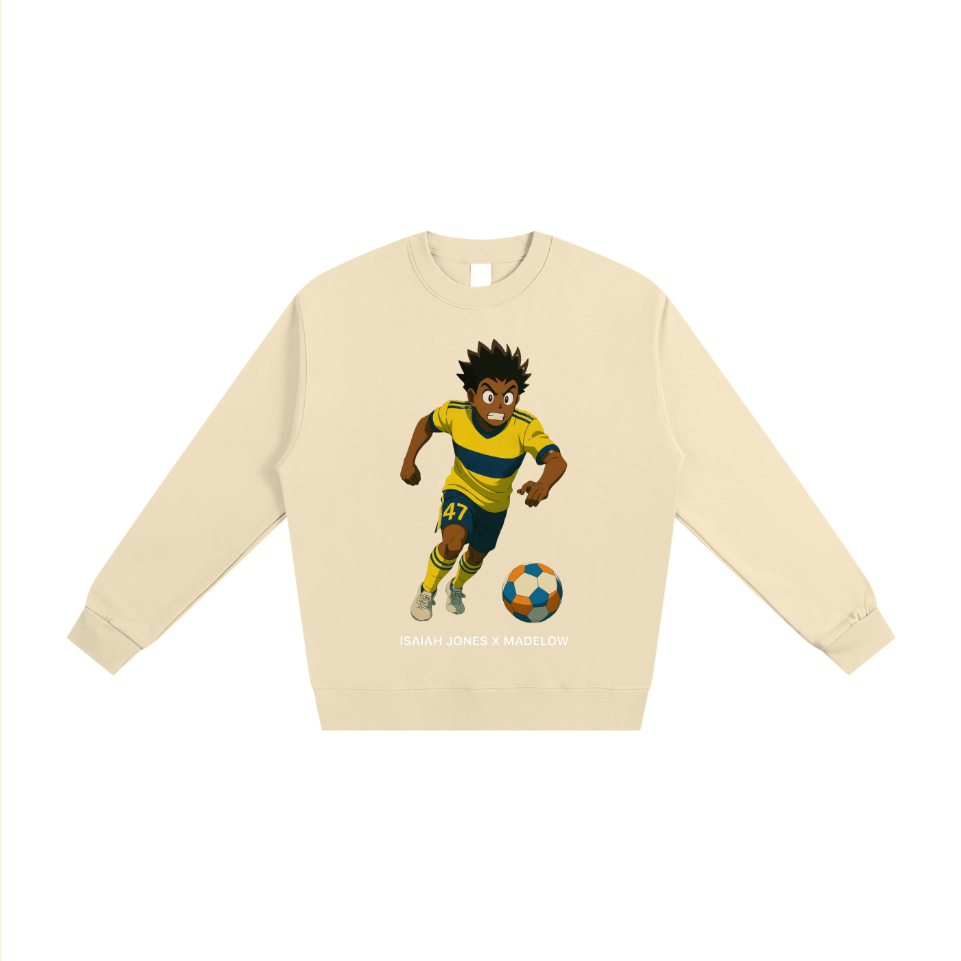 ISAIAH JONES X MADELOW CREWNECK