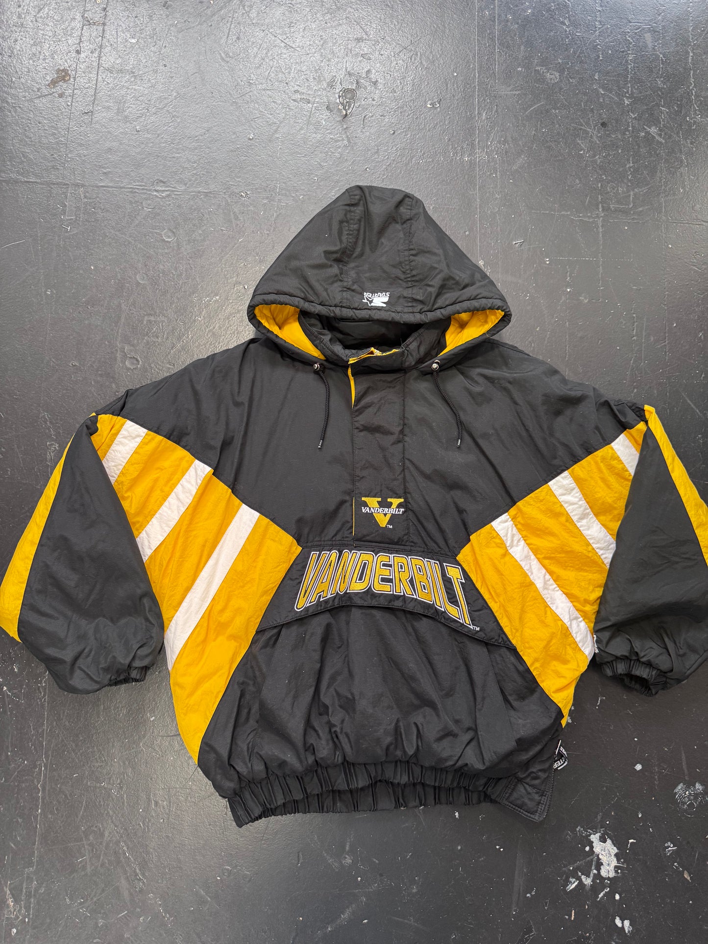 Vintage Vanderbilt Vintage Starter Pullover Puffer Size XL