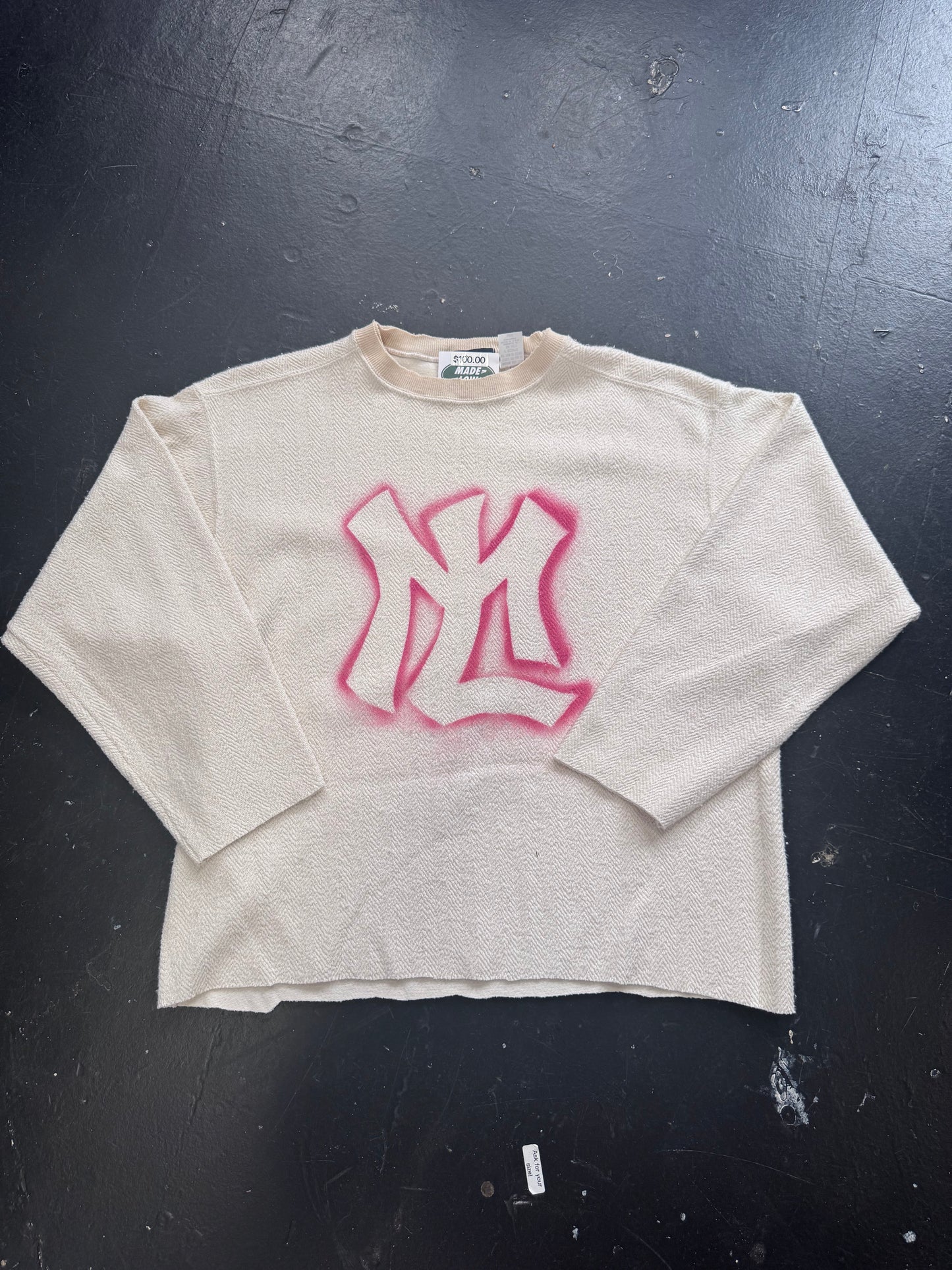 Madelow Custom ML Sweater Size Large