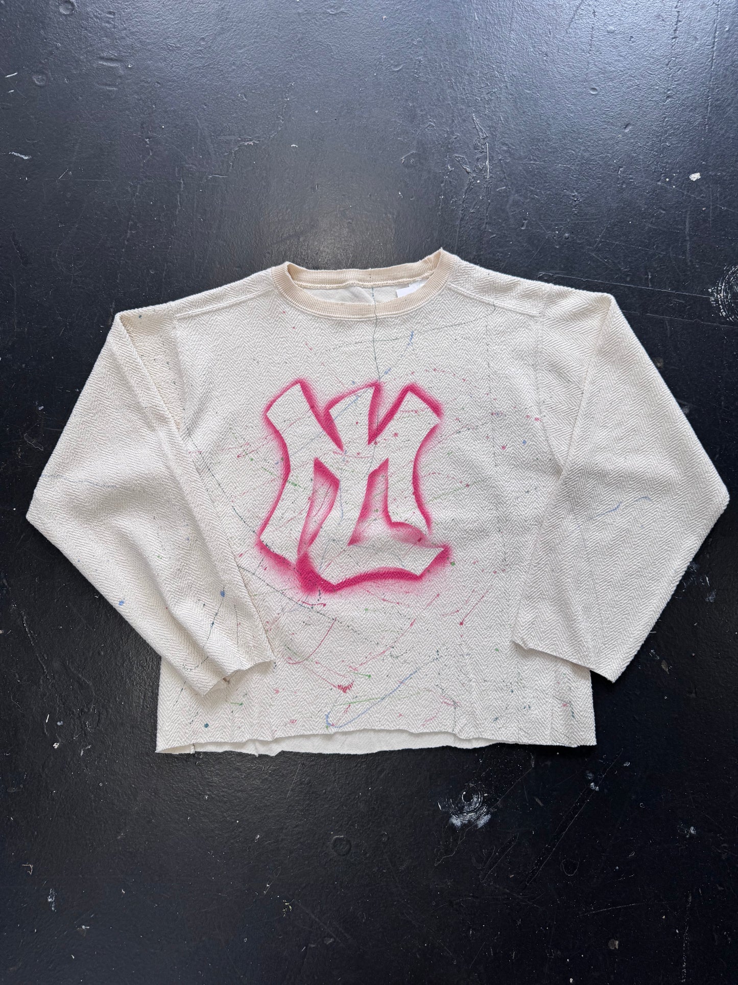 Madelow Custom ML Sweater Splatter Size Large