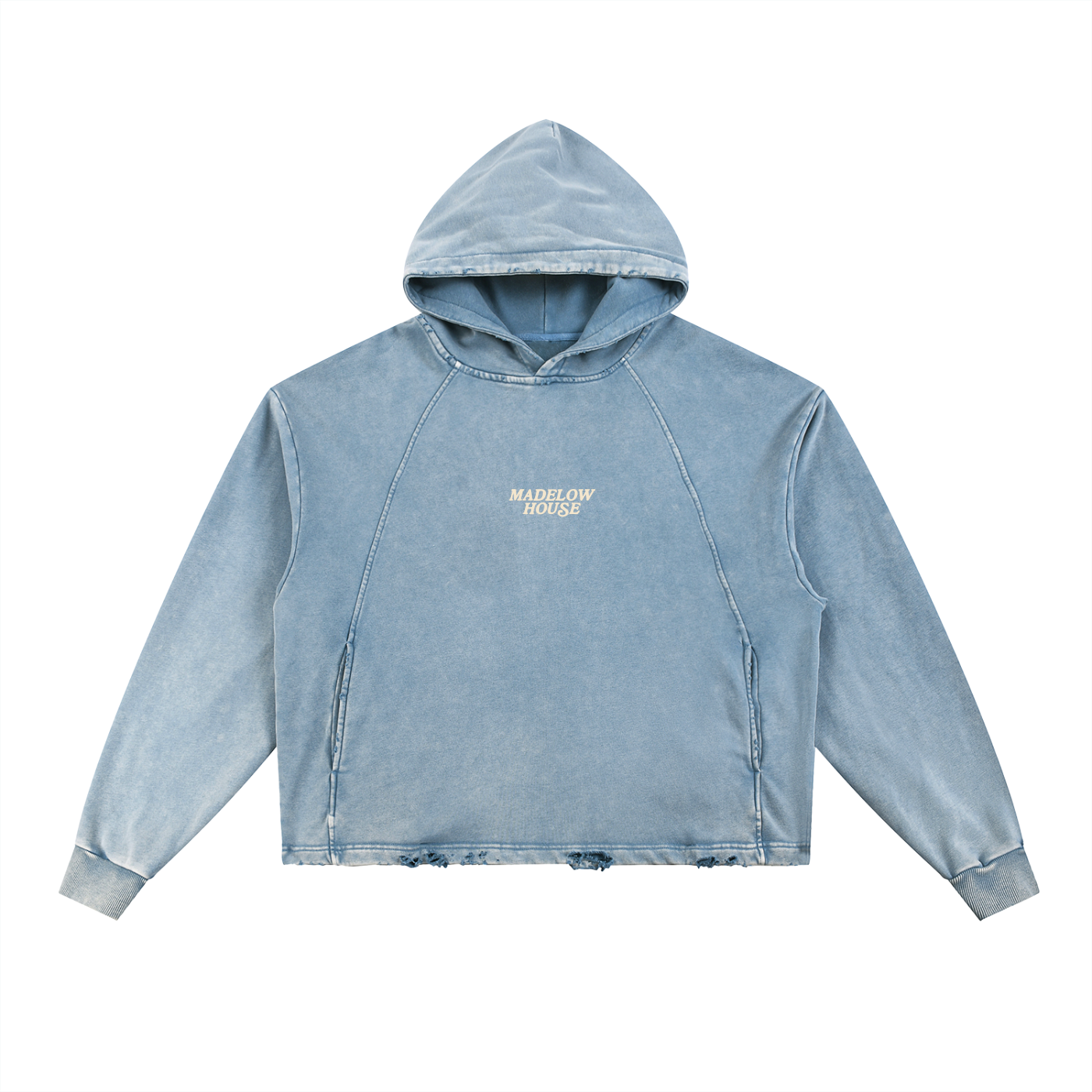 Madelow House Hoodie/ Frayed Crop Cut