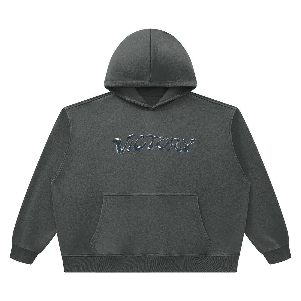 “Victory” Heavyweight Vintage Wash Boxy Hoodie