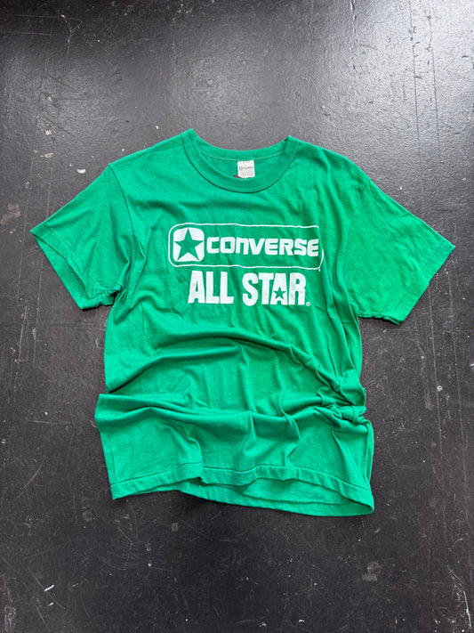 Vintage Converse All Star Tee Green Size XL