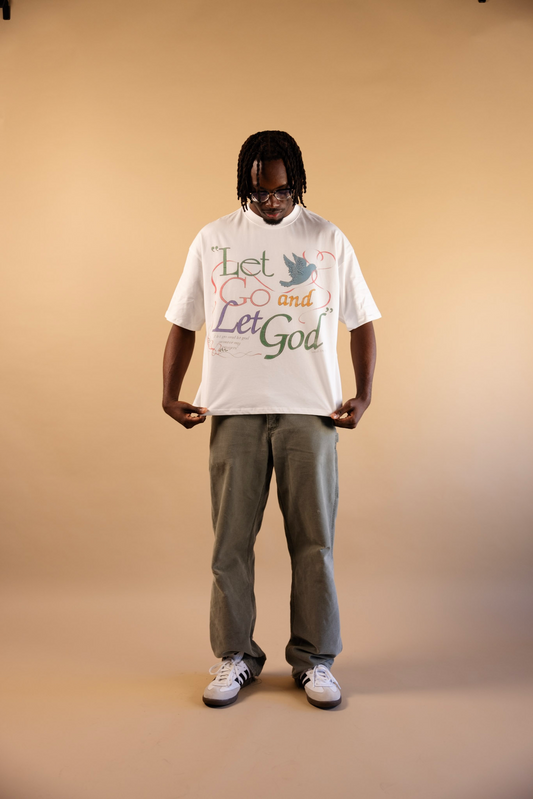 LET GOD (Cropped Cut Tee)